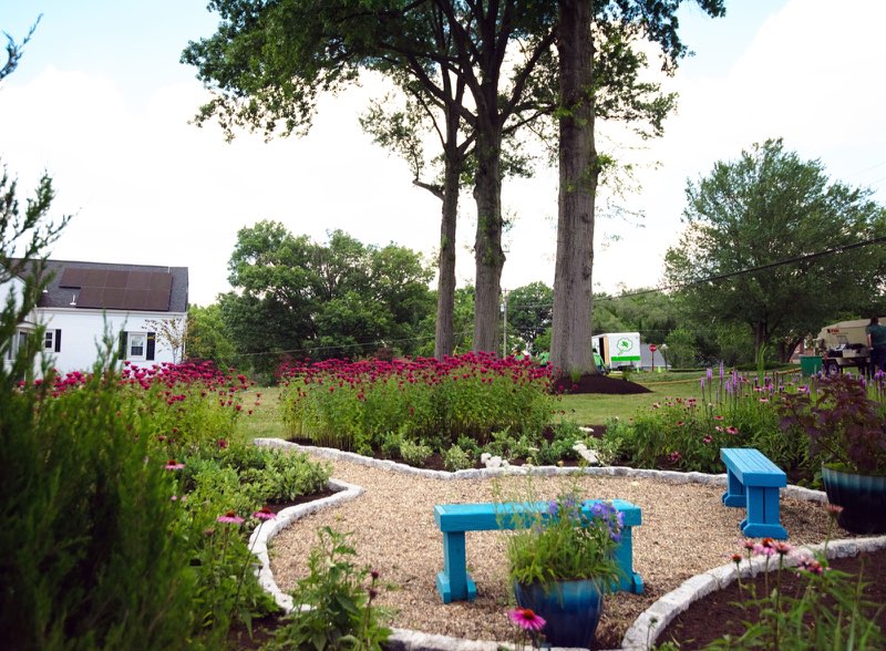 Custom perennial garden installation in Bethel Park, PA